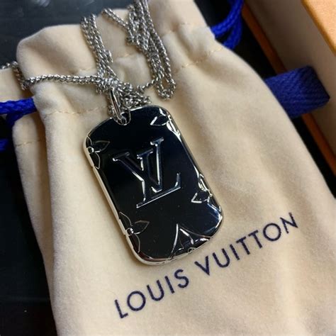 louis vuitton monogram party necklace|louis Vuitton Monogram locket necklace.